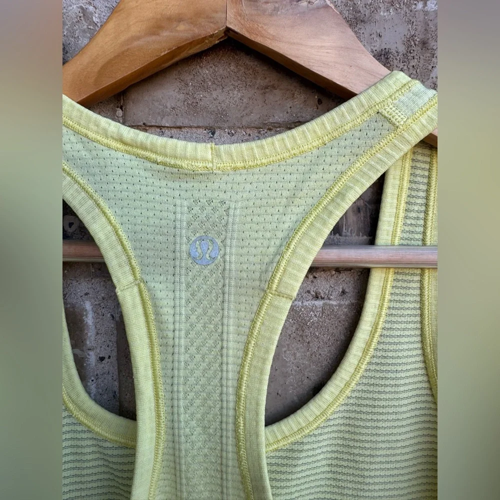 lululemon athletica Run Swiftly Racerback Tank Wild Lime 6